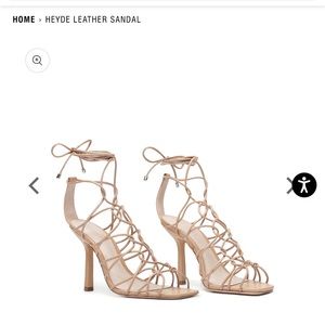 SCHUTZ Heyde Honey Beige Heels 9.5